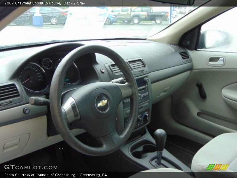 Black / Gray 2007 Chevrolet Cobalt LS Coupe