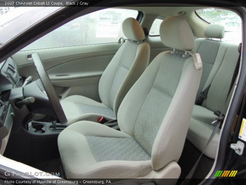 Black / Gray 2007 Chevrolet Cobalt LS Coupe