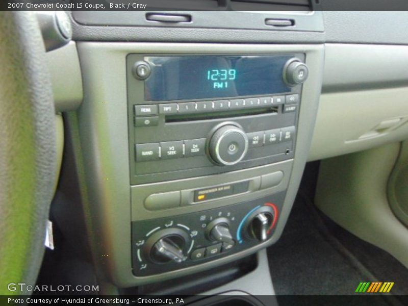 Black / Gray 2007 Chevrolet Cobalt LS Coupe