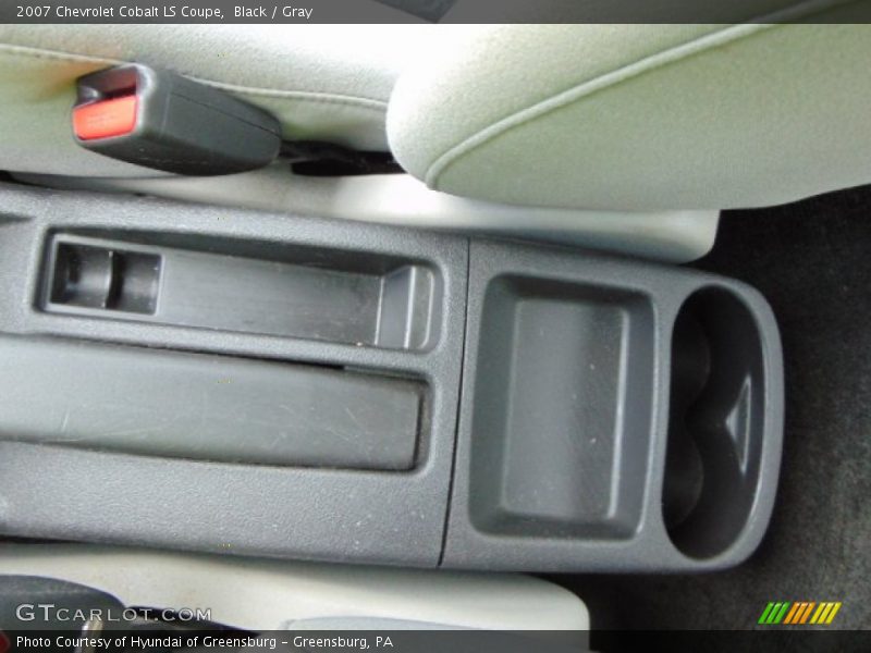Black / Gray 2007 Chevrolet Cobalt LS Coupe
