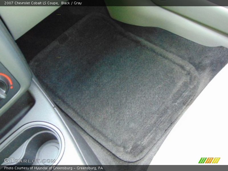 Black / Gray 2007 Chevrolet Cobalt LS Coupe
