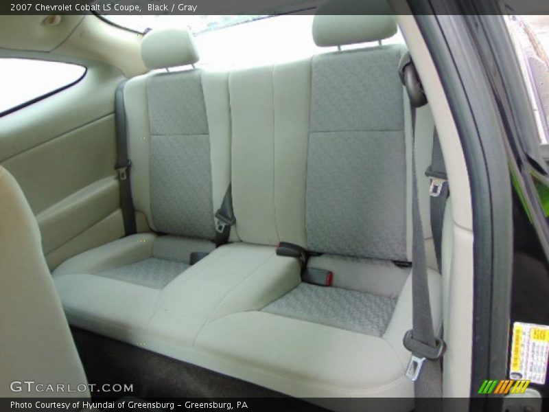 Black / Gray 2007 Chevrolet Cobalt LS Coupe