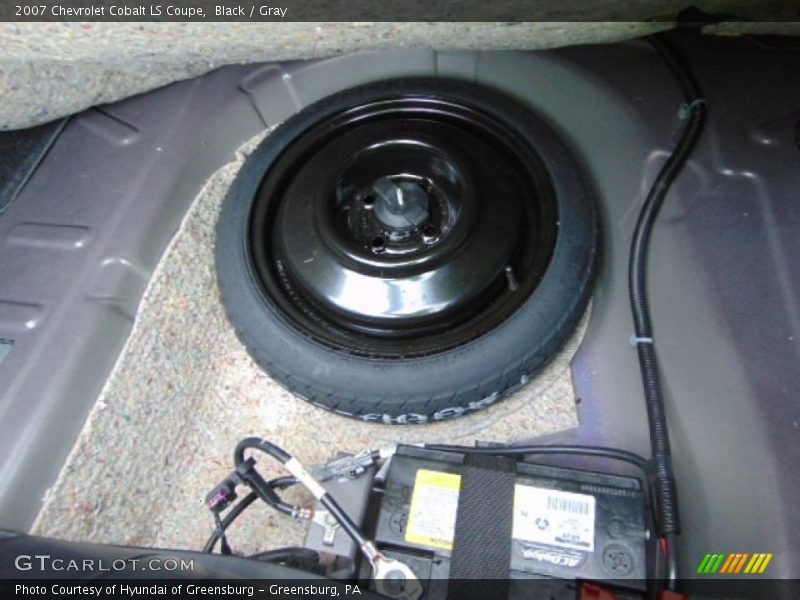 Black / Gray 2007 Chevrolet Cobalt LS Coupe