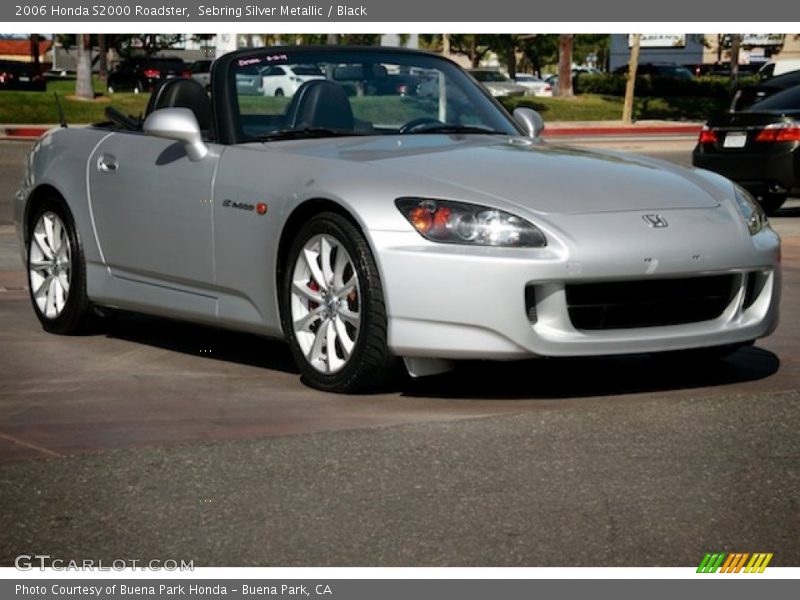 Sebring Silver Metallic / Black 2006 Honda S2000 Roadster