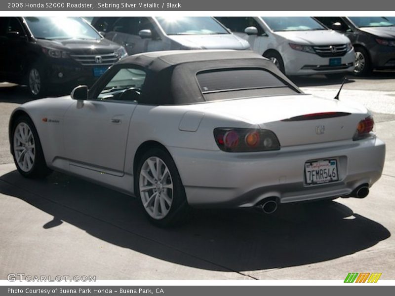 Sebring Silver Metallic / Black 2006 Honda S2000 Roadster