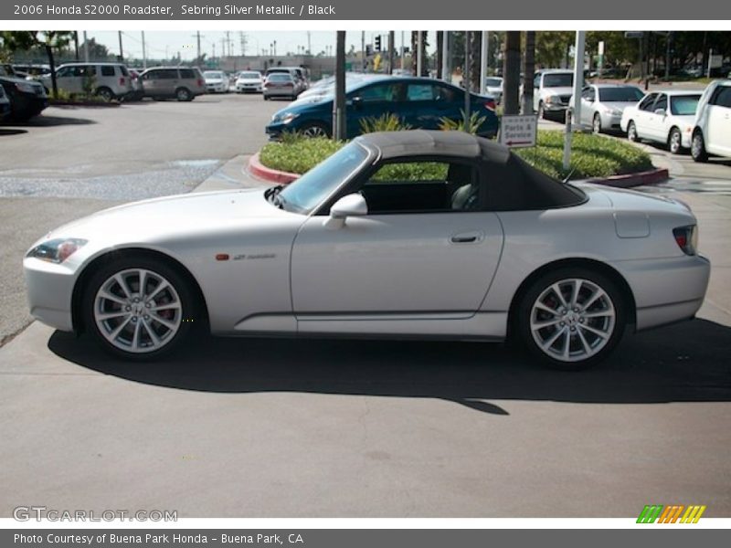 Sebring Silver Metallic / Black 2006 Honda S2000 Roadster