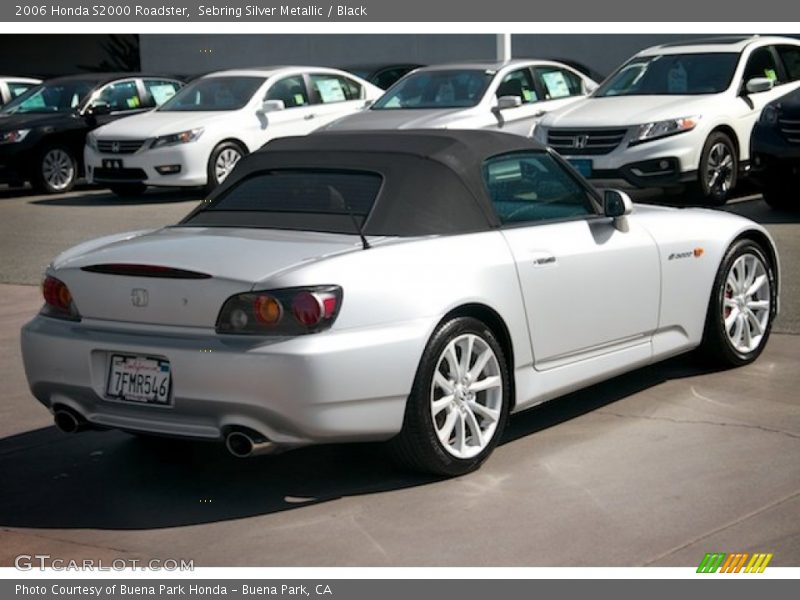 Sebring Silver Metallic / Black 2006 Honda S2000 Roadster