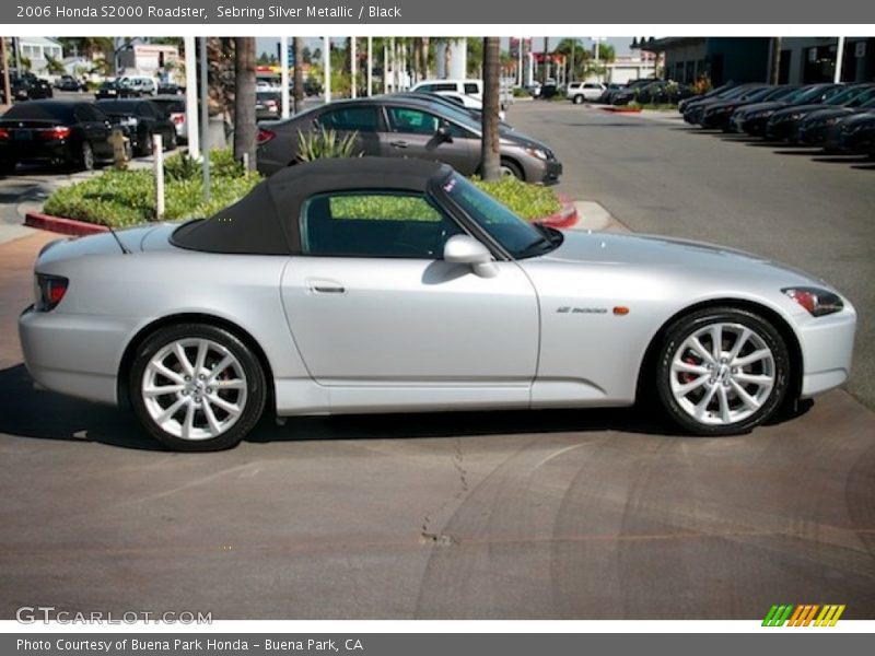 Sebring Silver Metallic / Black 2006 Honda S2000 Roadster