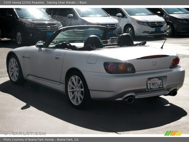 Sebring Silver Metallic / Black 2006 Honda S2000 Roadster
