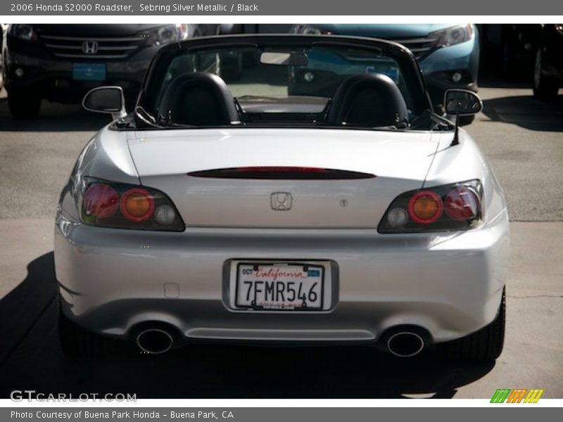 Sebring Silver Metallic / Black 2006 Honda S2000 Roadster