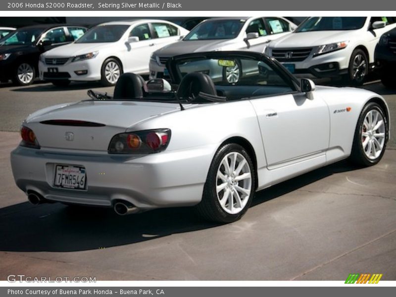 Sebring Silver Metallic / Black 2006 Honda S2000 Roadster