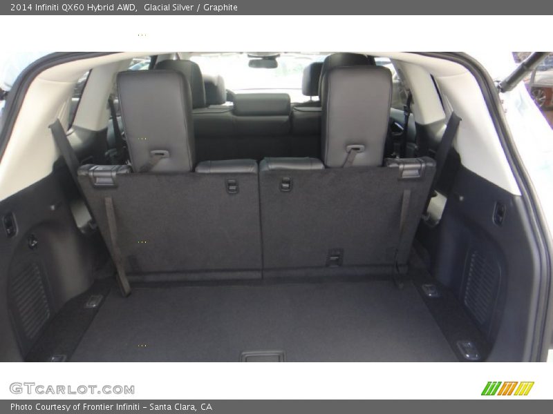 Glacial Silver / Graphite 2014 Infiniti QX60 Hybrid AWD