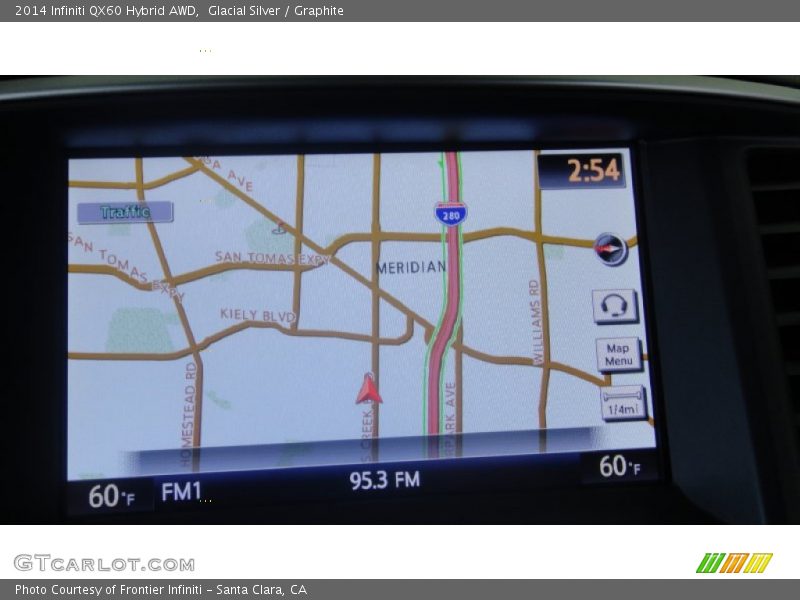 Navigation of 2014 QX60 Hybrid AWD