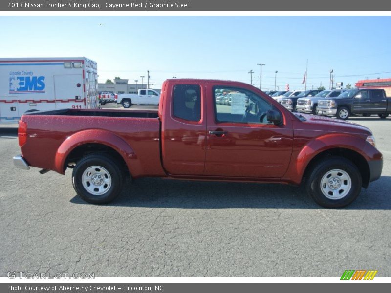Cayenne Red / Graphite Steel 2013 Nissan Frontier S King Cab