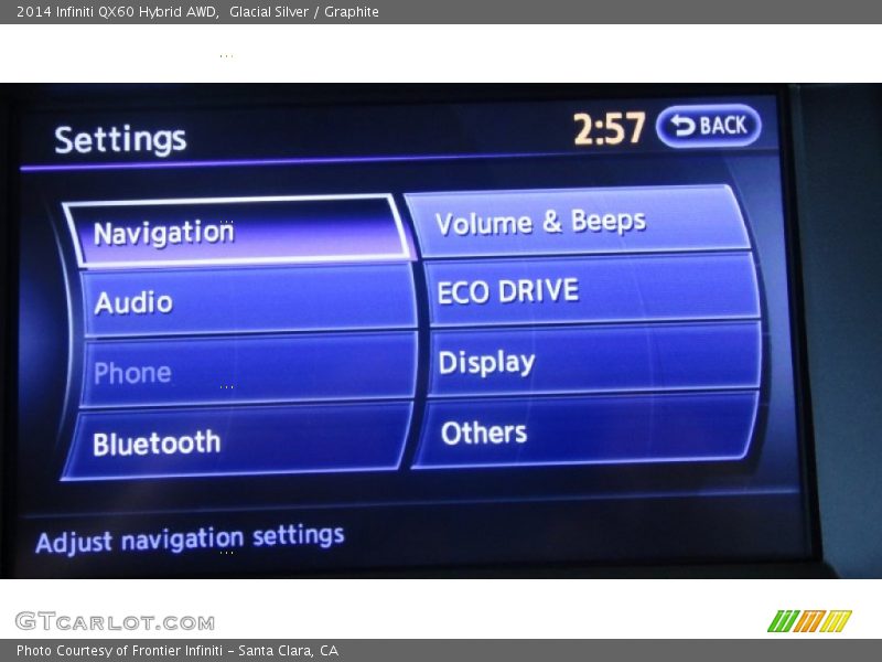 Glacial Silver / Graphite 2014 Infiniti QX60 Hybrid AWD