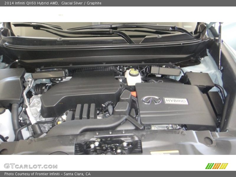  2014 QX60 Hybrid AWD Engine - 2.5 Liter Supercharged DOHC 16-Valve 4 Cylinder Gasoline/Electric Hybrid