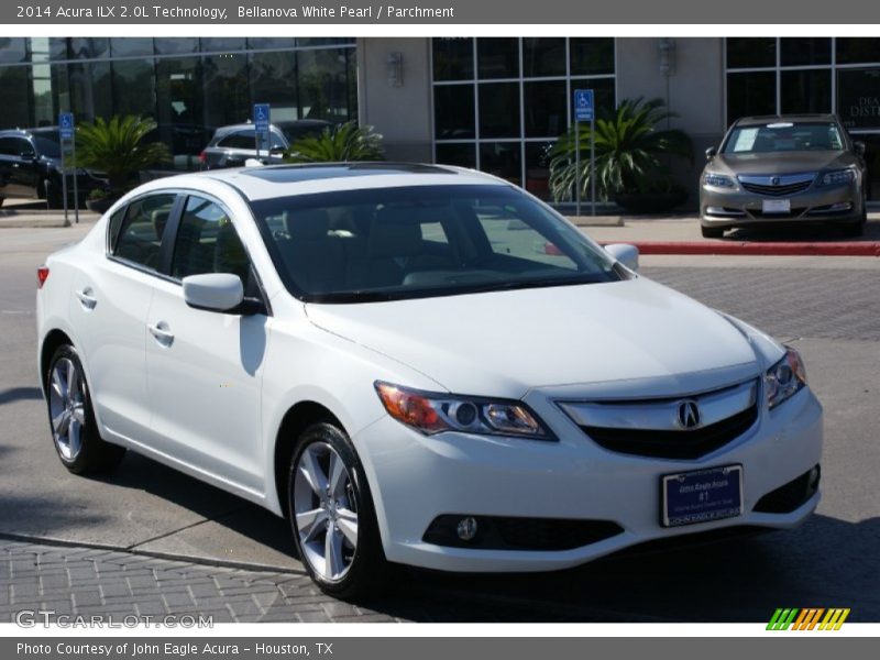 Bellanova White Pearl / Parchment 2014 Acura ILX 2.0L Technology