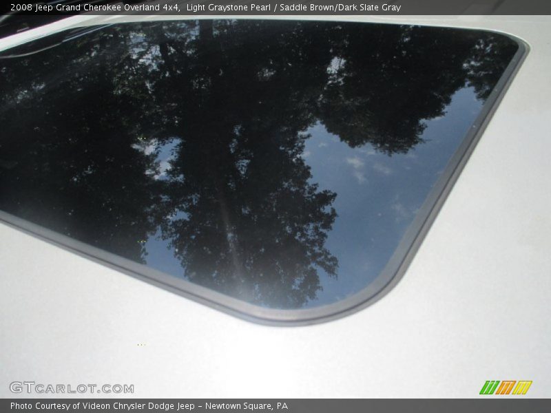 Light Graystone Pearl / Saddle Brown/Dark Slate Gray 2008 Jeep Grand Cherokee Overland 4x4