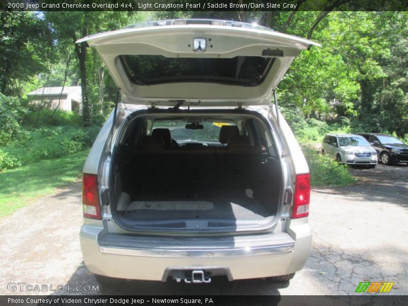 Light Graystone Pearl / Saddle Brown/Dark Slate Gray 2008 Jeep Grand Cherokee Overland 4x4