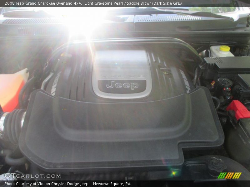 Light Graystone Pearl / Saddle Brown/Dark Slate Gray 2008 Jeep Grand Cherokee Overland 4x4