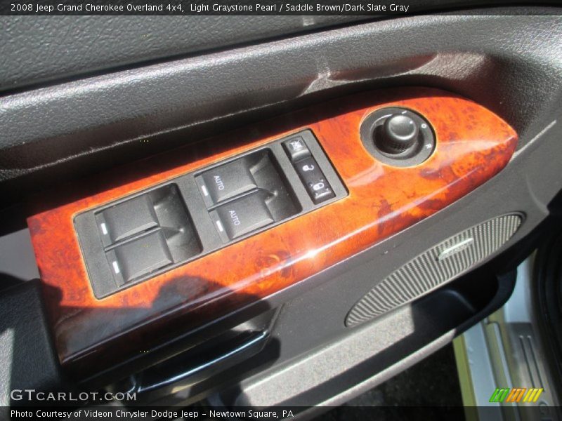 Light Graystone Pearl / Saddle Brown/Dark Slate Gray 2008 Jeep Grand Cherokee Overland 4x4