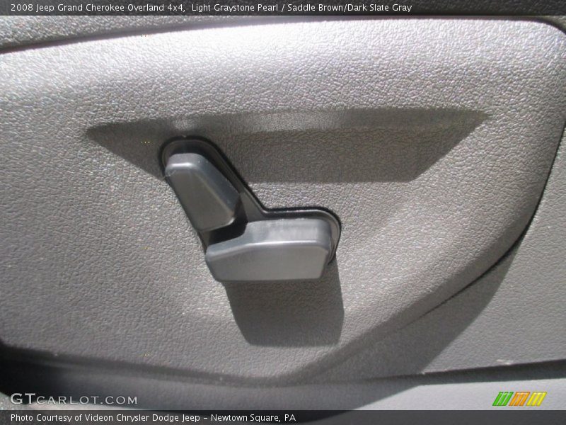 Light Graystone Pearl / Saddle Brown/Dark Slate Gray 2008 Jeep Grand Cherokee Overland 4x4
