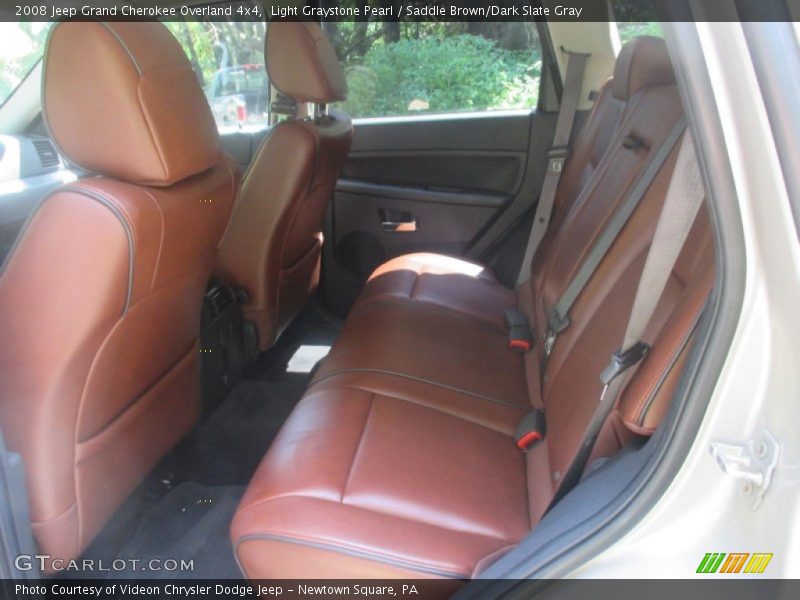 Light Graystone Pearl / Saddle Brown/Dark Slate Gray 2008 Jeep Grand Cherokee Overland 4x4