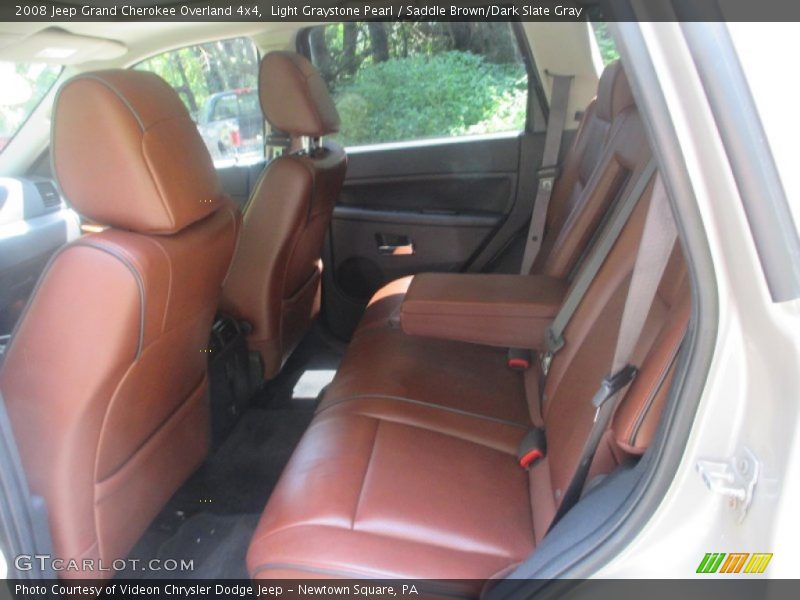 Light Graystone Pearl / Saddle Brown/Dark Slate Gray 2008 Jeep Grand Cherokee Overland 4x4