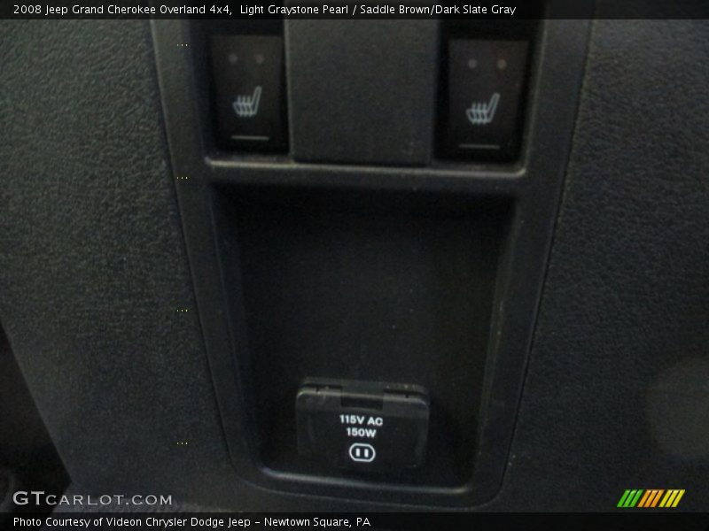 Light Graystone Pearl / Saddle Brown/Dark Slate Gray 2008 Jeep Grand Cherokee Overland 4x4