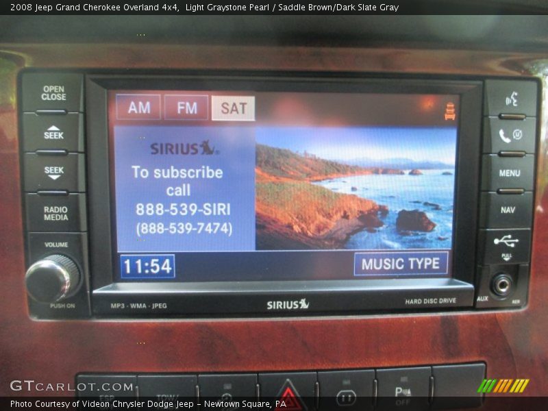 Light Graystone Pearl / Saddle Brown/Dark Slate Gray 2008 Jeep Grand Cherokee Overland 4x4