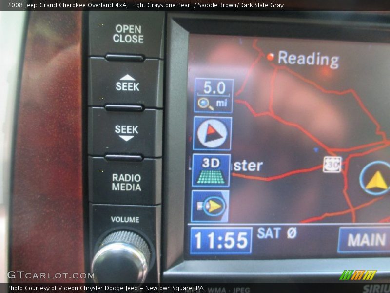 Light Graystone Pearl / Saddle Brown/Dark Slate Gray 2008 Jeep Grand Cherokee Overland 4x4
