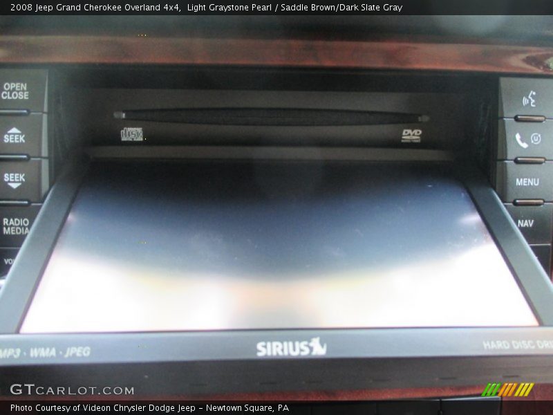 Light Graystone Pearl / Saddle Brown/Dark Slate Gray 2008 Jeep Grand Cherokee Overland 4x4