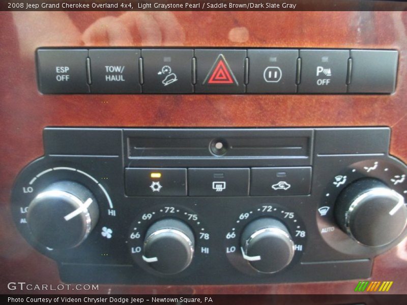 Light Graystone Pearl / Saddle Brown/Dark Slate Gray 2008 Jeep Grand Cherokee Overland 4x4