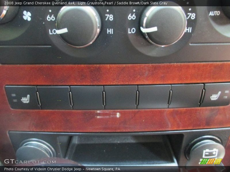 Light Graystone Pearl / Saddle Brown/Dark Slate Gray 2008 Jeep Grand Cherokee Overland 4x4