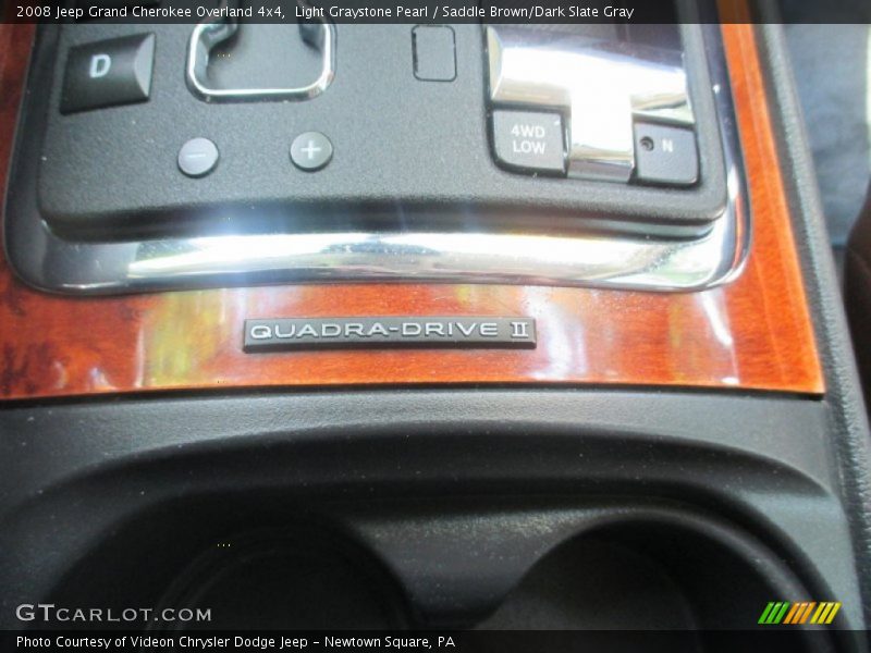 Light Graystone Pearl / Saddle Brown/Dark Slate Gray 2008 Jeep Grand Cherokee Overland 4x4