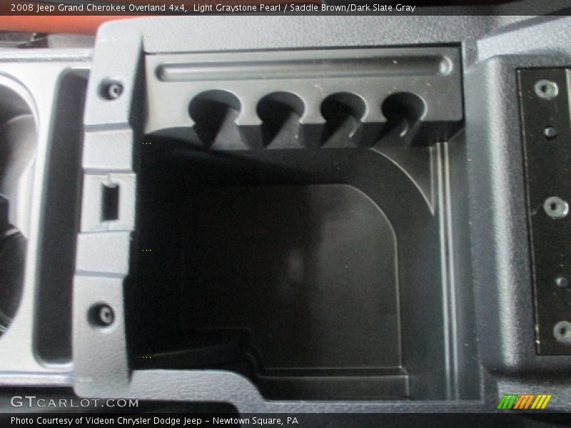 Light Graystone Pearl / Saddle Brown/Dark Slate Gray 2008 Jeep Grand Cherokee Overland 4x4