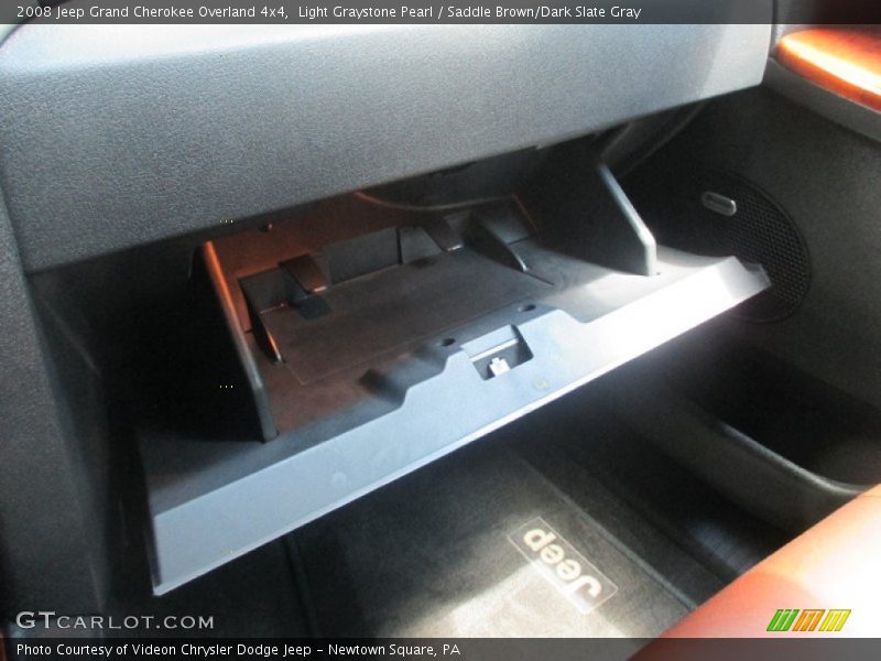Light Graystone Pearl / Saddle Brown/Dark Slate Gray 2008 Jeep Grand Cherokee Overland 4x4