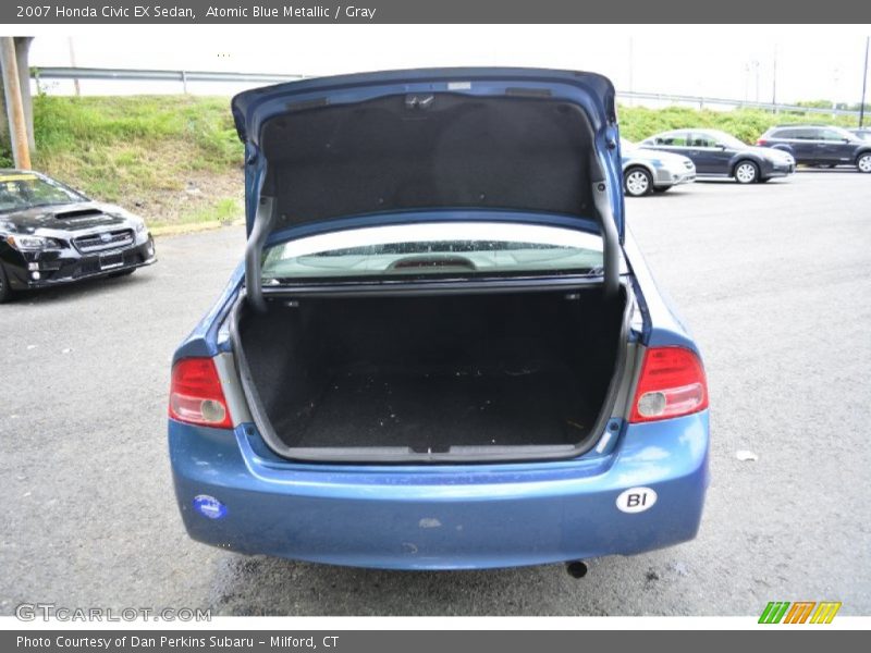 Atomic Blue Metallic / Gray 2007 Honda Civic EX Sedan