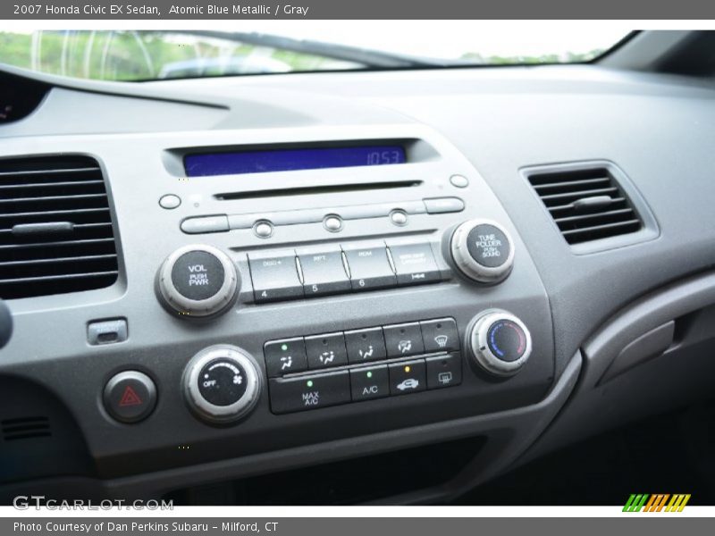 Atomic Blue Metallic / Gray 2007 Honda Civic EX Sedan