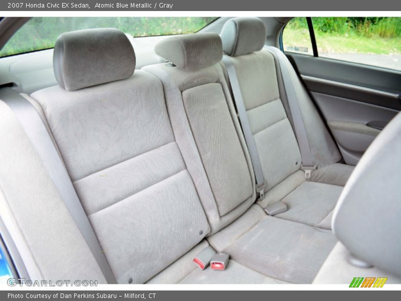 Atomic Blue Metallic / Gray 2007 Honda Civic EX Sedan