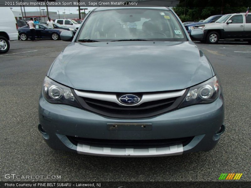 Sage Green Metallic / Ivory 2011 Subaru Impreza Outback Sport Wagon