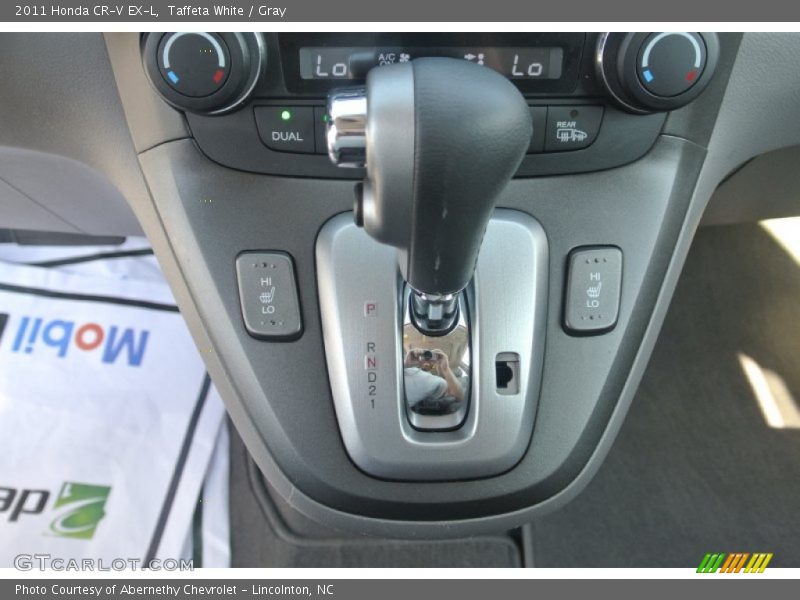 Taffeta White / Gray 2011 Honda CR-V EX-L