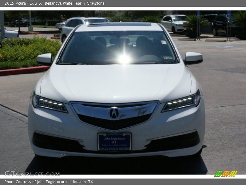 Bellanova White Pearl / Graystone 2015 Acura TLX 3.5