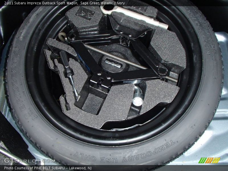 Sage Green Metallic / Ivory 2011 Subaru Impreza Outback Sport Wagon