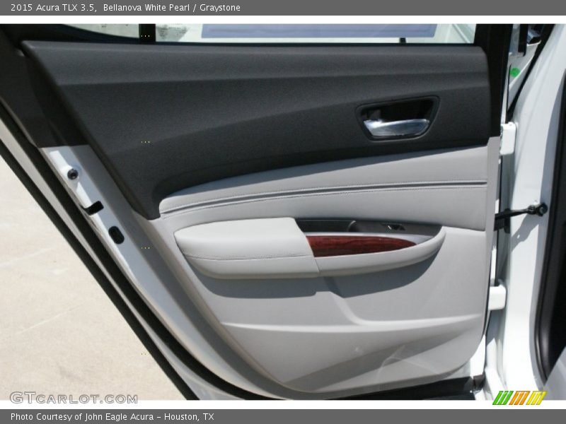 Bellanova White Pearl / Graystone 2015 Acura TLX 3.5