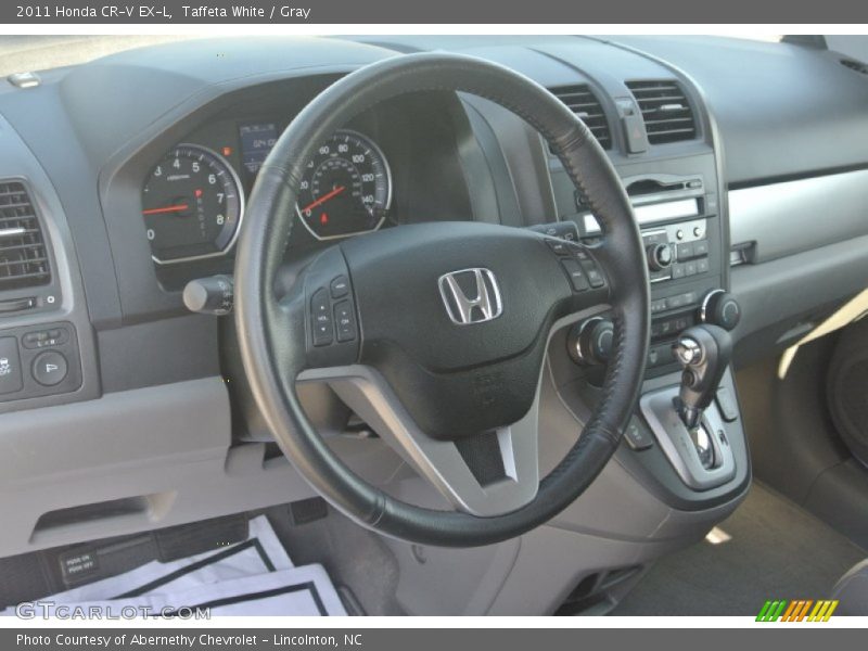 Taffeta White / Gray 2011 Honda CR-V EX-L