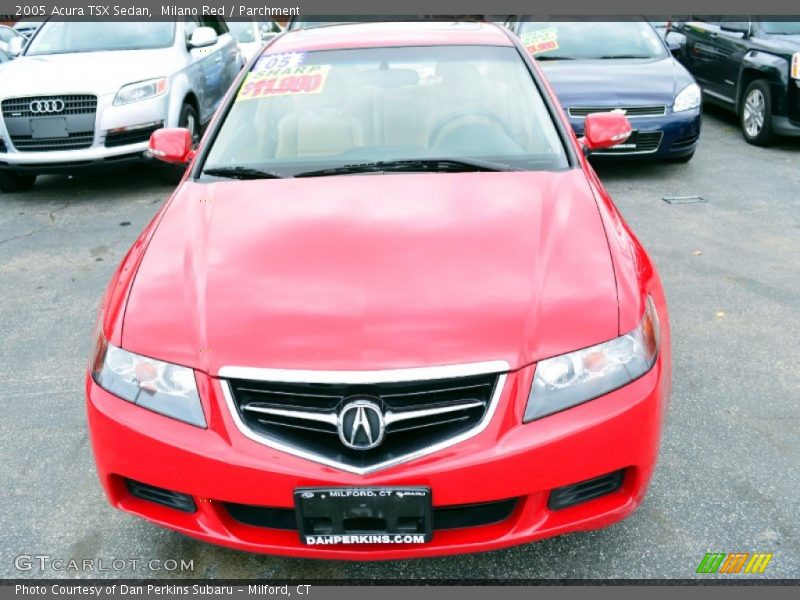 Milano Red / Parchment 2005 Acura TSX Sedan
