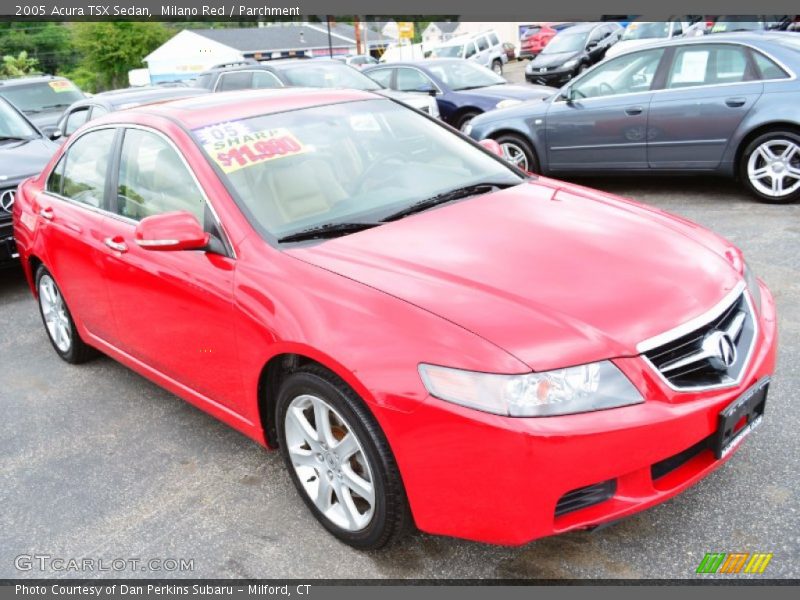Milano Red / Parchment 2005 Acura TSX Sedan