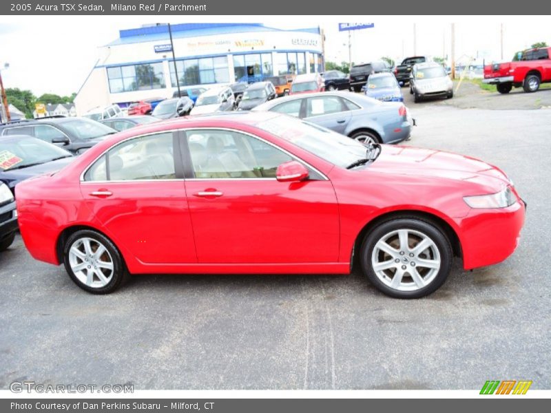 Milano Red / Parchment 2005 Acura TSX Sedan