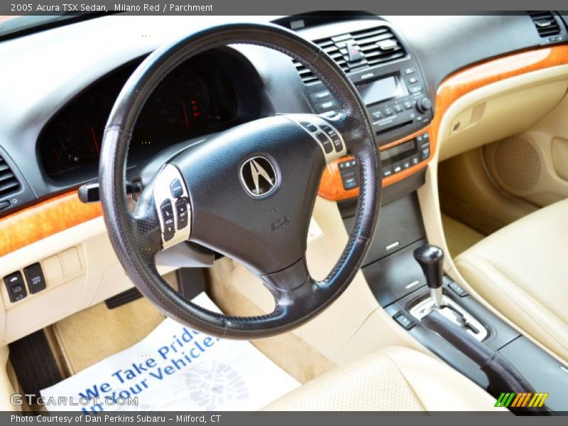 Milano Red / Parchment 2005 Acura TSX Sedan